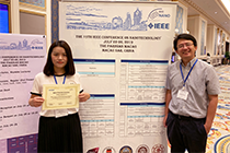 Best Poster Award for 19th IEEE International Conference on Nanotechnology