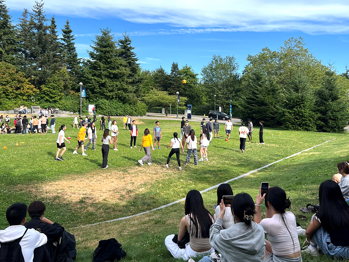 UBC VSP organised all students to play sports.