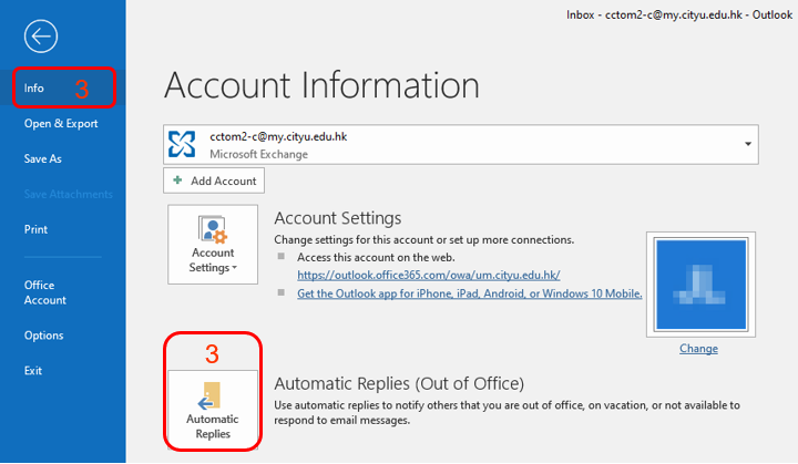 how to set up out of office in microsoft outlook