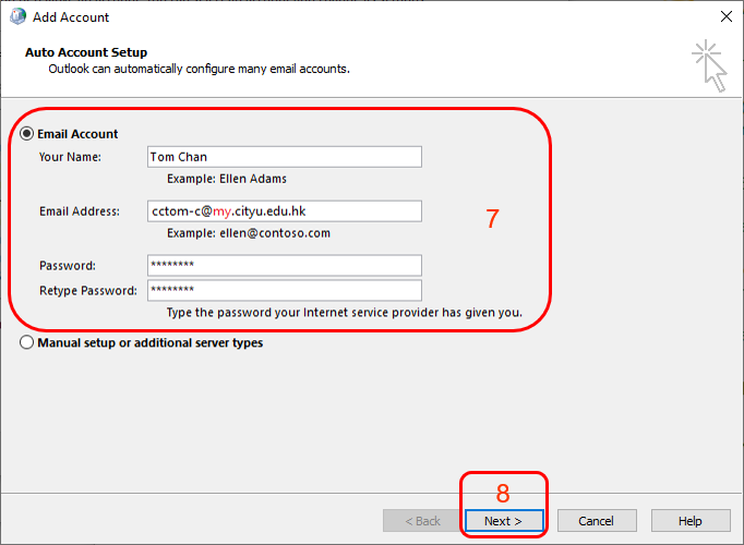 how do i get a second exchange account on my outlook 365