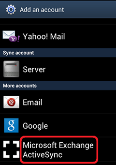 Exchange ActiveSync
