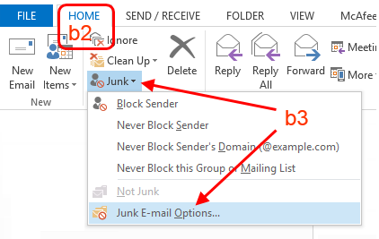 how to block a sender in outlook for good