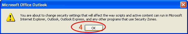 Click "OK" button