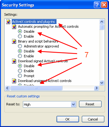 Security Settings