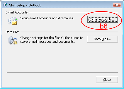 Click "E-mail Accounts…"