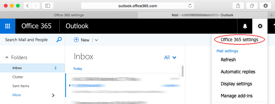 outlook for mac will not connect to office 365