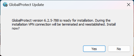 GlobalProtect Update