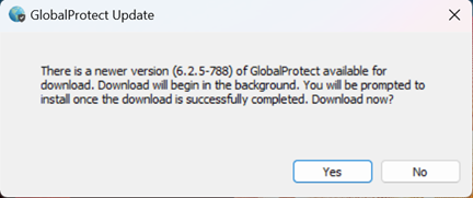 GlobalProtect Update