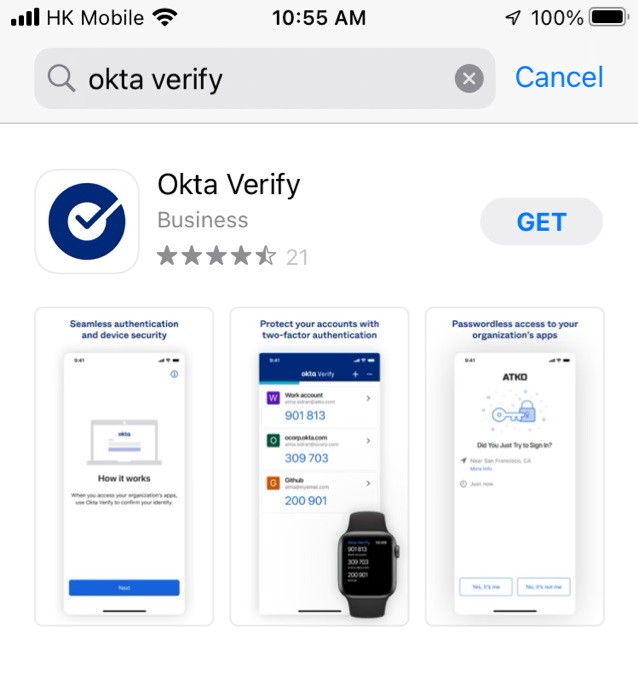 okta verify download mac