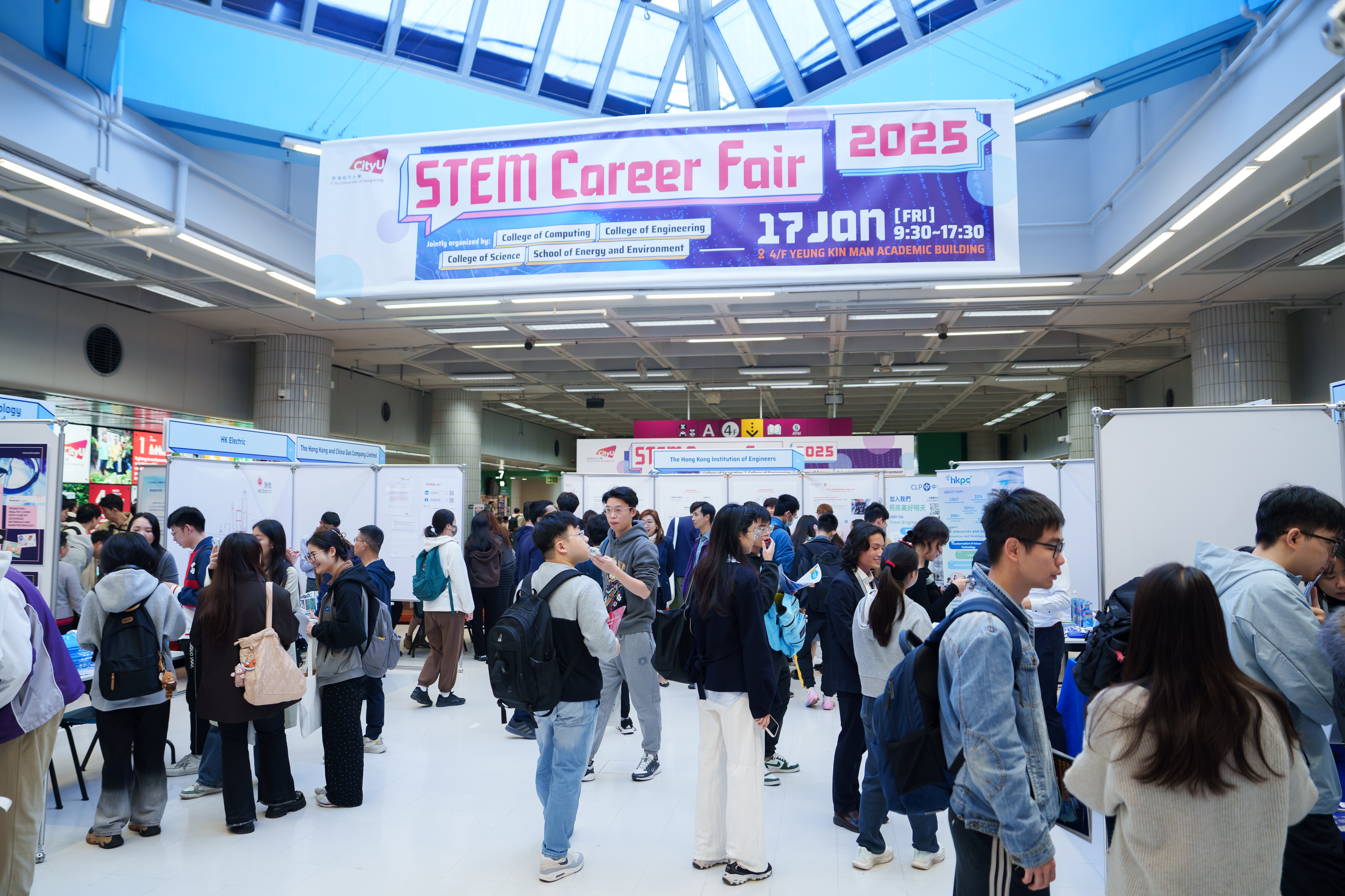 City University of Hong Kong (CityUHK) held its first-ever STEM Career Fair 2025 on 17 January. 