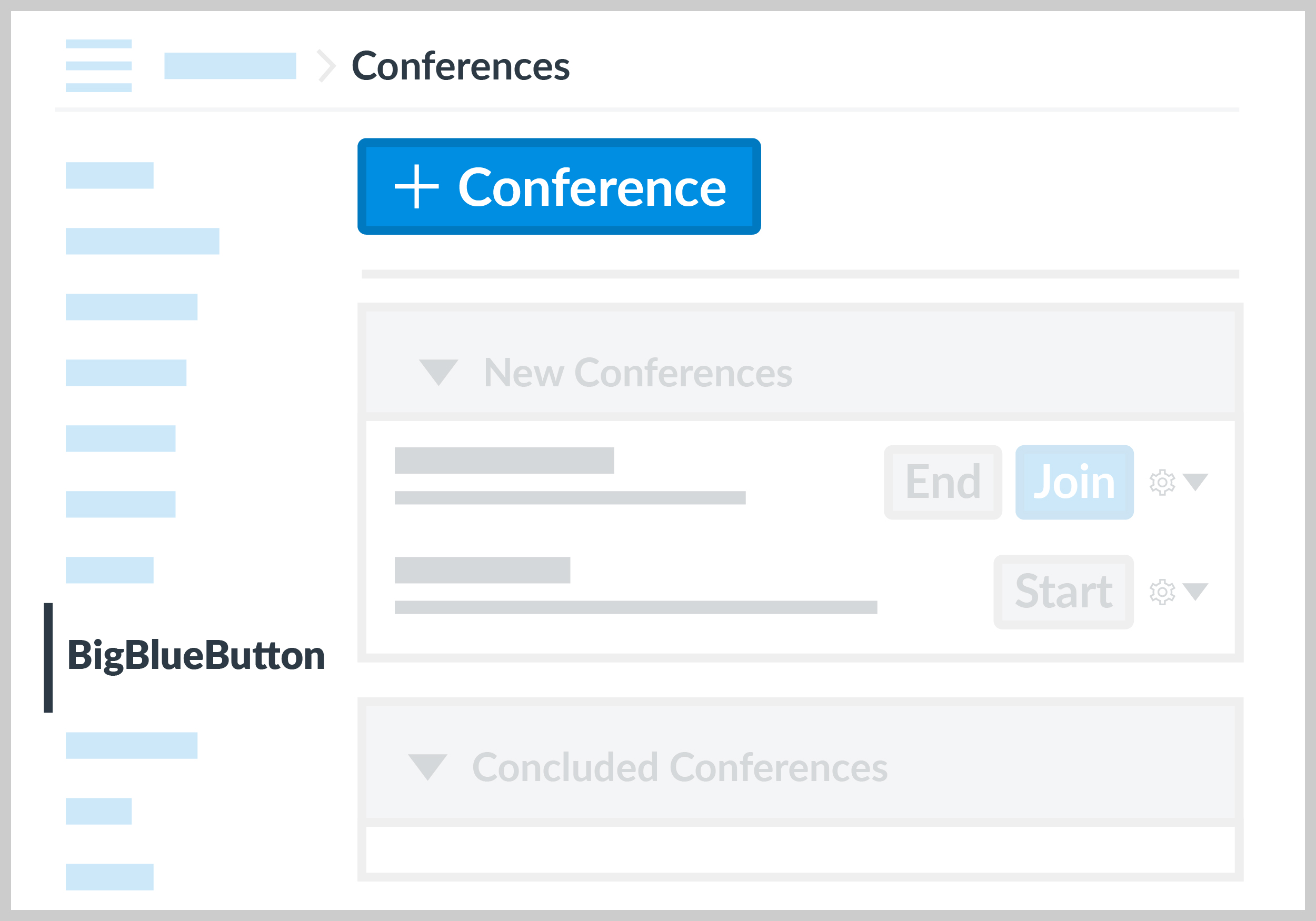 Creates Conferences from Canvas course site.
