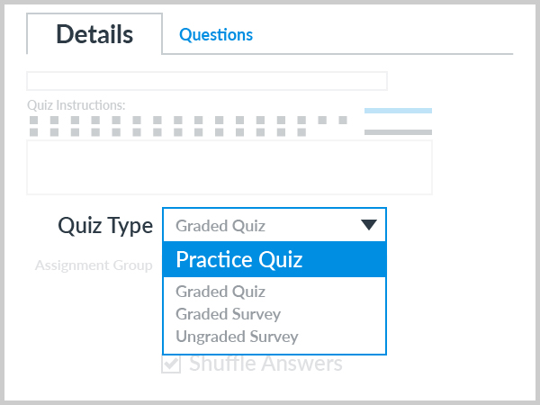 Quiz Type: Practice Quiz