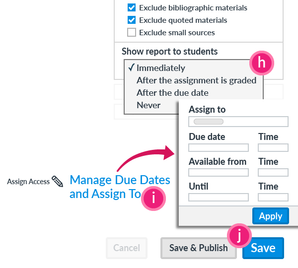 how to create turnitin assignment in canvas