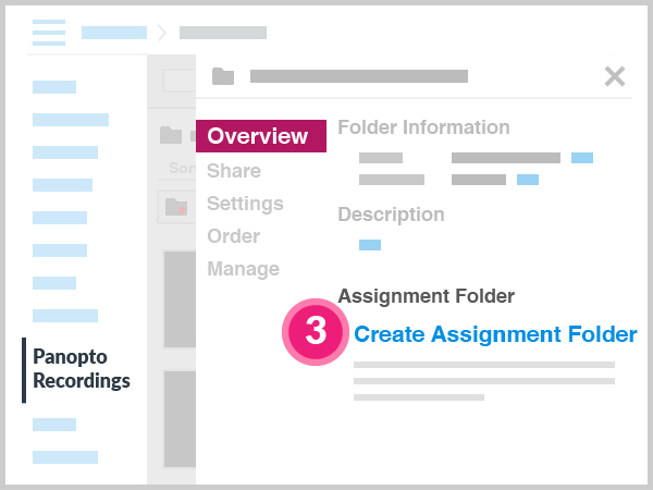 3. click 'Create Assignment Folder link'