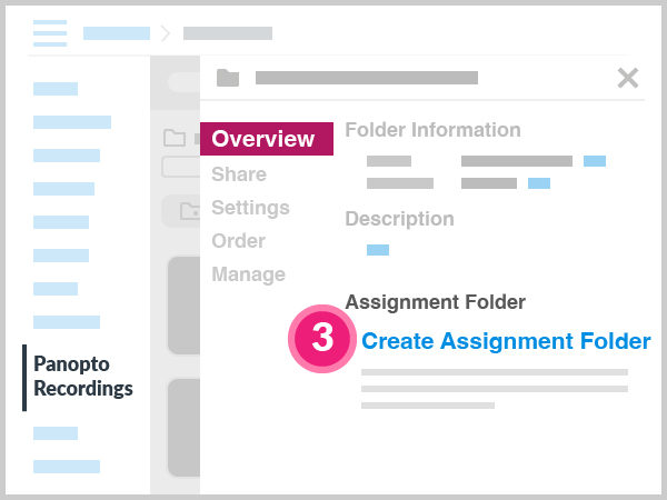 3. click 'Create Assignment Folder link'