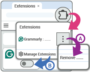 Under Grammarly tab, click Settings and then Profile Settings