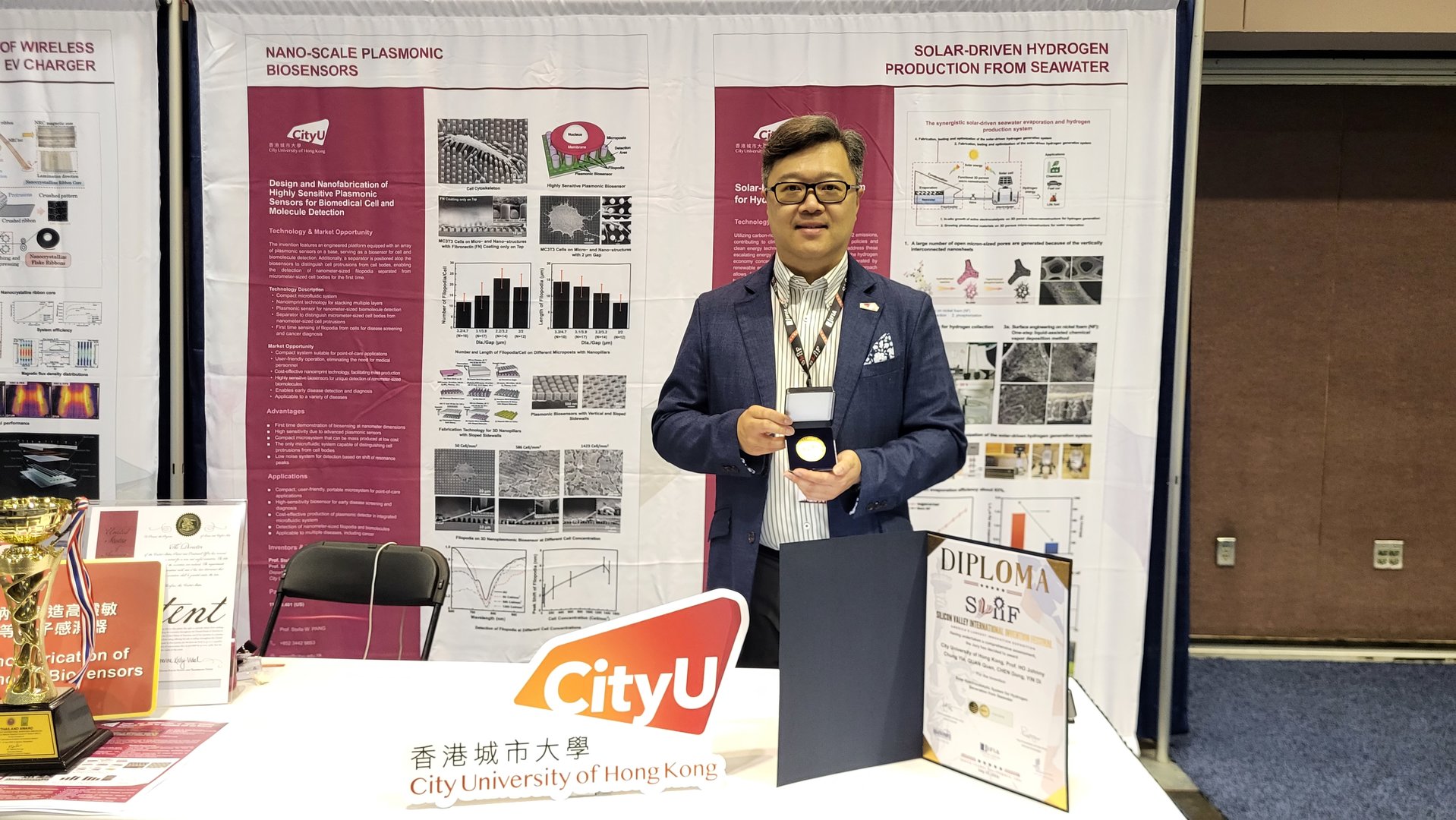 CityUHK Inventions Shine at Silicon Valley Invention Festival 2024