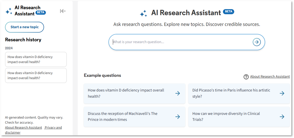 AI Research Assistant 