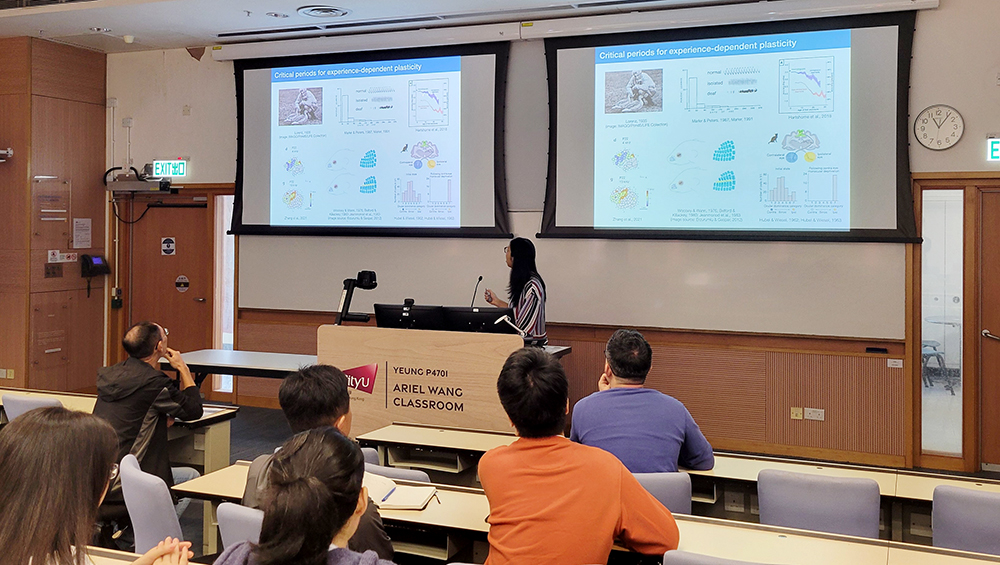 Dr Fong Ming-Fai gave her seminar on “Leveraging Transient Vision Loss as Tool for Driving Therapeutic Plasticity”.