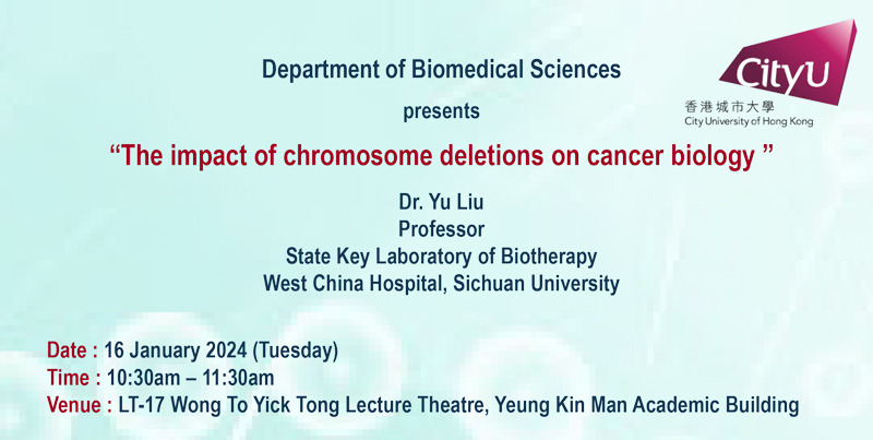 The impact of chromosome deletions on cancer biology